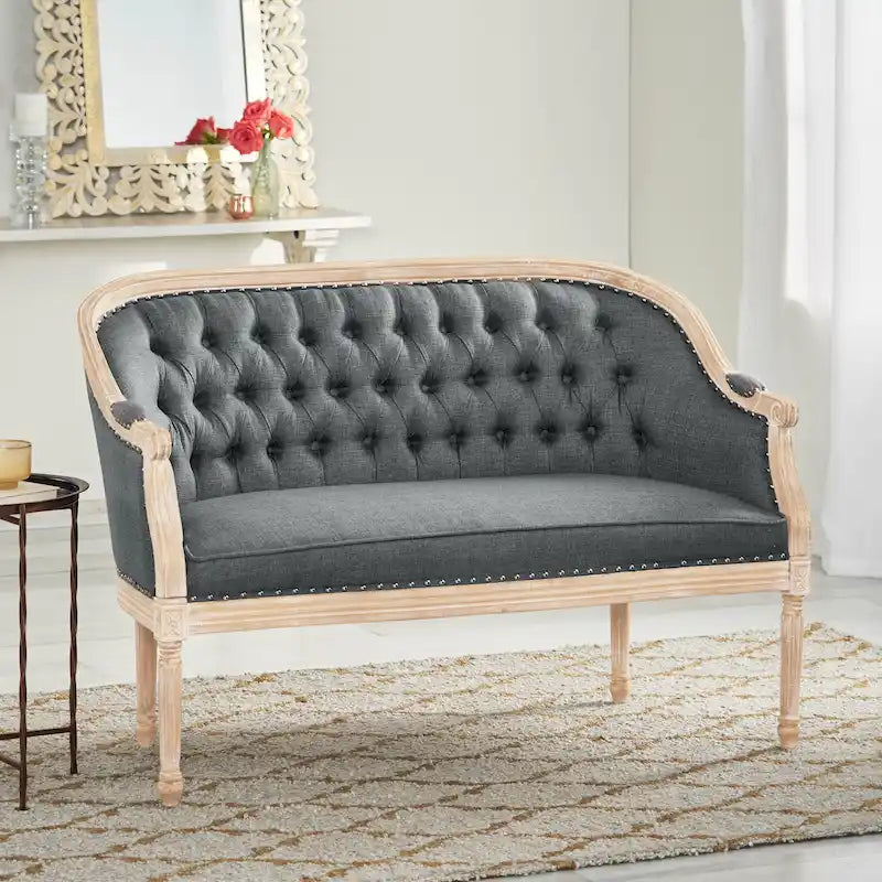 Faye Tufted Upholstered Loveseat by