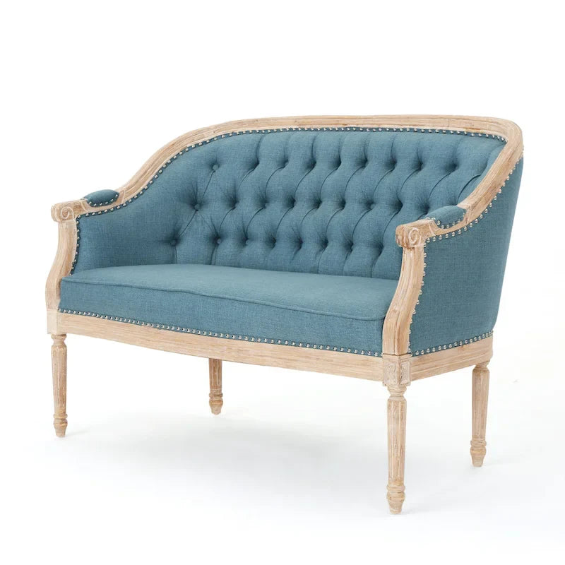 Faye Tufted Upholstered Loveseat by