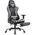 Chaise de jeu avec repose-pieds - Chaise de bureau ergonomique