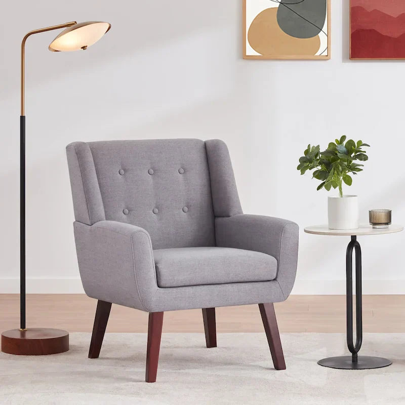HUIMO Set of 2 Modern Tufted Accent Chair