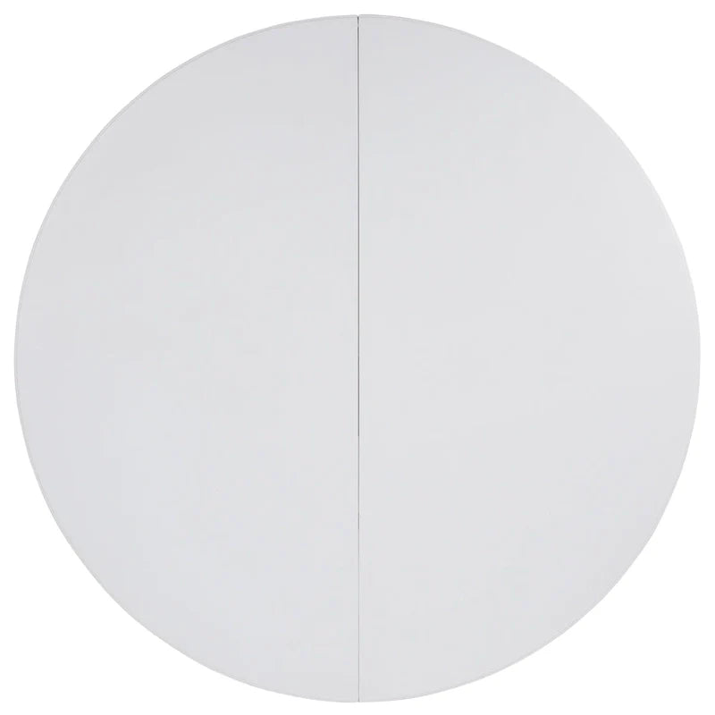 6-Foot Round Bi-Fold Plastic Event Folding Table with Handle