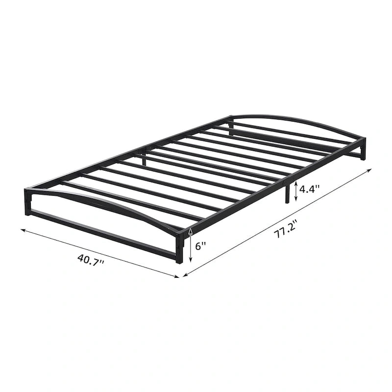 6 Inch Metal Platform Low Profile Bed Frame