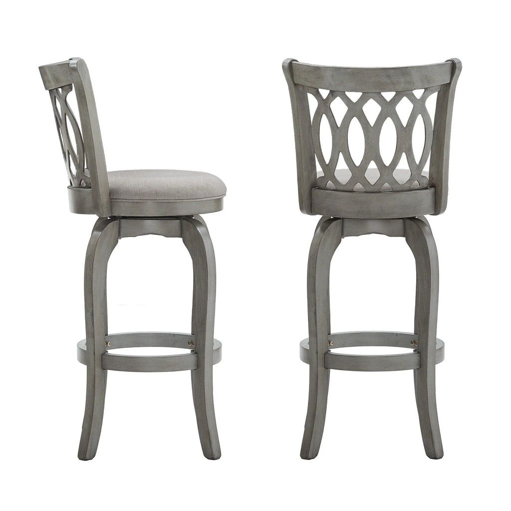 Tabouret de bar pivotant Rovinj Scroll Back