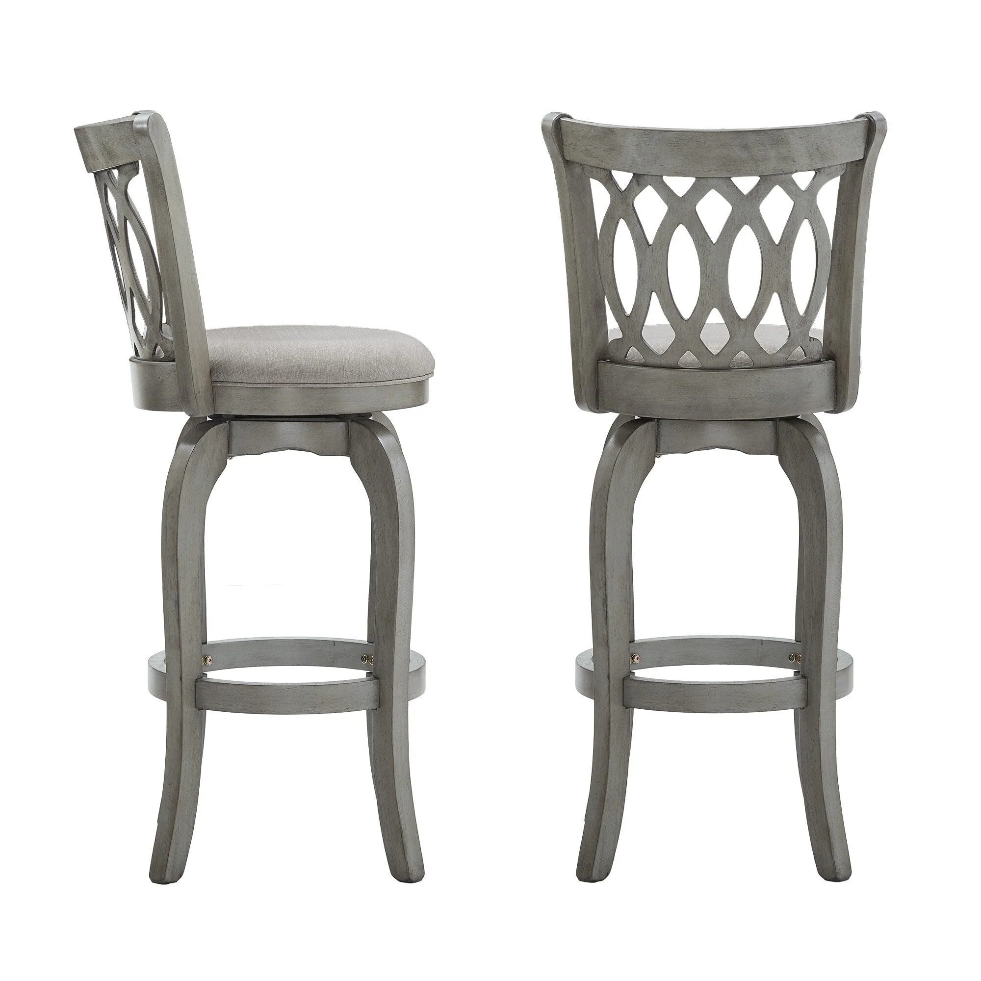 Tabouret de bar pivotant Rovinj Scroll Back