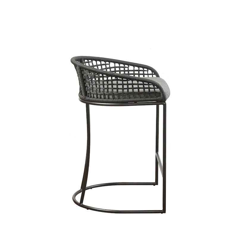Madison Park Carmel Woven Counter Stool 25