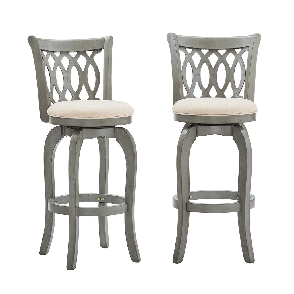 Tabouret de bar pivotant Rovinj Scroll Back