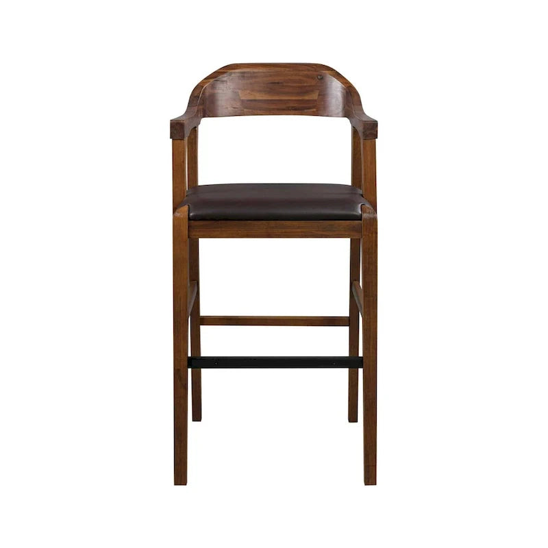 Rasmus Wood Counter or Bar Stool